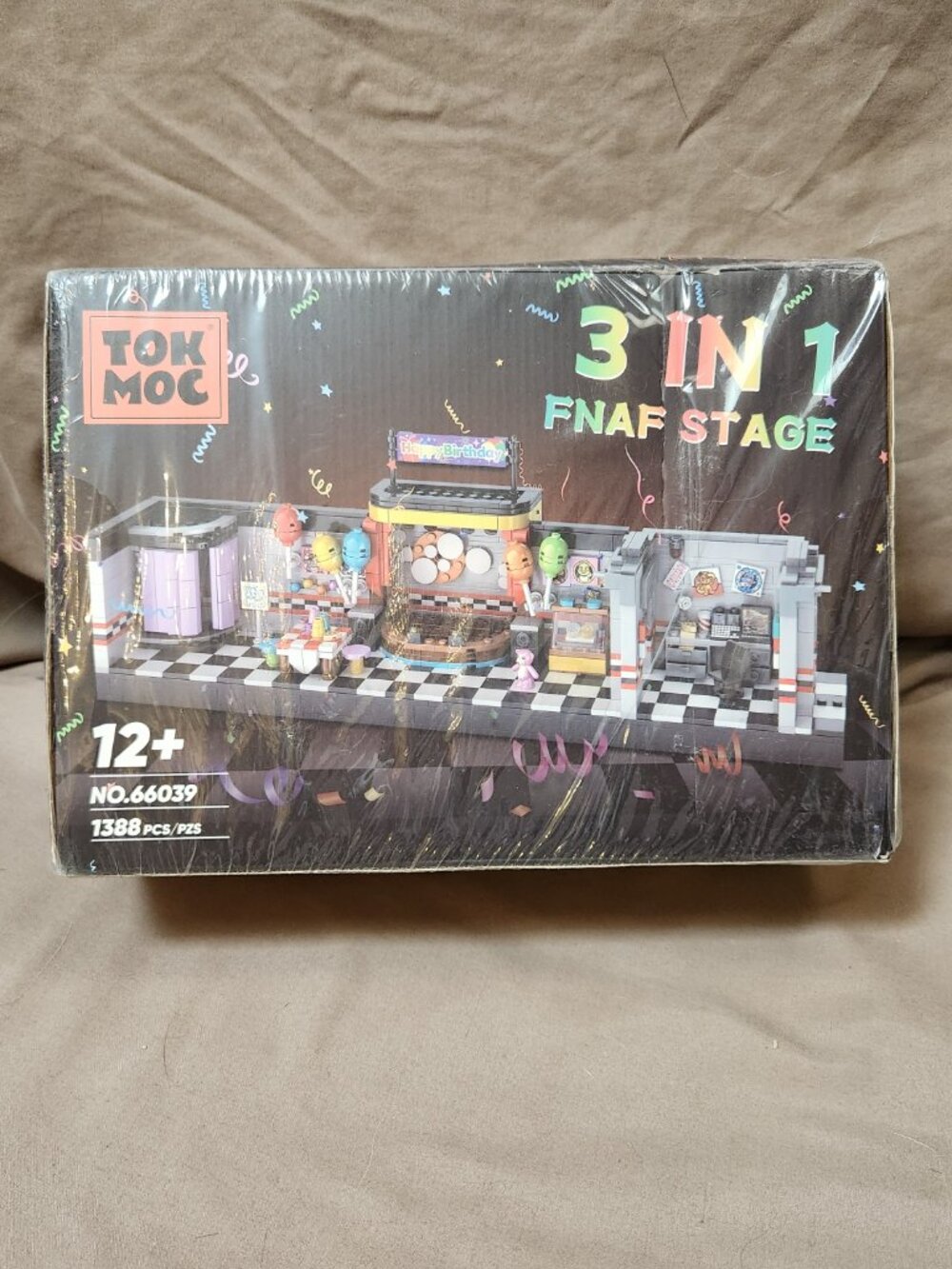 Tok Moc 3 in 1 FNAF Stage 1388Pcs Five Nights at Freddy's - NEW